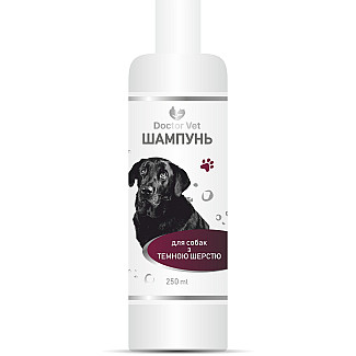 Шампунь для собак з темною шерстю Doctor Vet, 250 мл