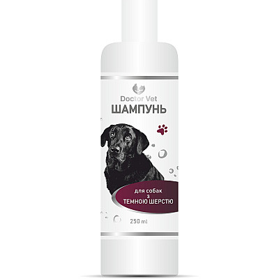 Шампунь для собак з темною шерстю Doctor Vet