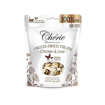 Cherie Freeze Dired for Cat Chicren and Liver Ласощі для котів з курки та курячої печінки с/м