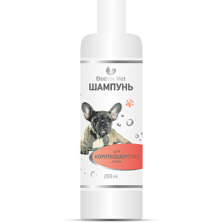 Шампунь для короткошерстих собак Doctor Vet, 250 мл