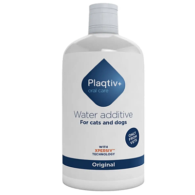 Засіб для догляду за ротовою порожниною собак та котів Plaqtiv+ Water Additive