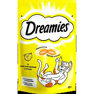 Лакомство для кошек Dreamies с сыром, 60 г