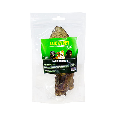 Вухо яловиче Lucky Pet в Упаковці