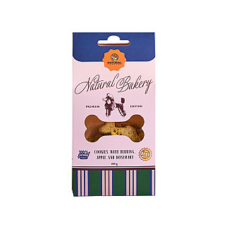 Natural Печиво  з оселедцем, яблуком і розмарином, 100 г