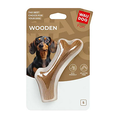 Іграшка для собак WAUDOG Fun Wooden Ріг, S