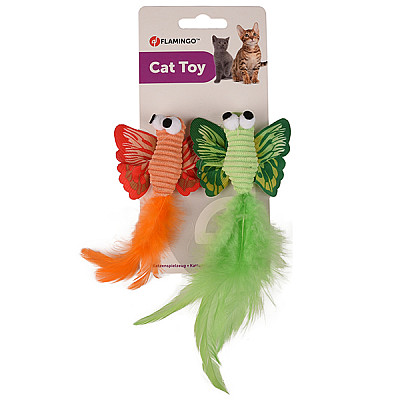 Іграшка для котів з котячою м’ятою набір метелики Flamingo Alea Butterfly