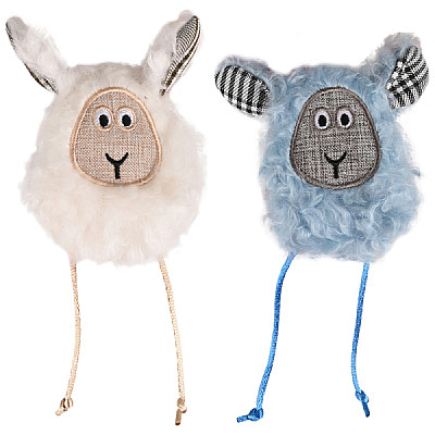 Іграшка для котів шурхотлива овечка з котячою м’ятою Flamingo Rizzo Sheep