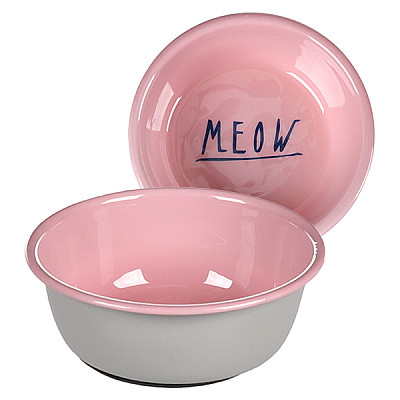 Емальована миска для котів Flamingo Nell Ova Фламінго нелл кругла