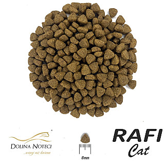 Сухой корм для взрослых кошек RAFI Cat с ягненком, 1.5 кг