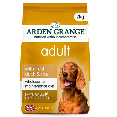  Сухий корм для дорослих собак Arden Grange Adult Dog Duck and Rice з качкою та рисом