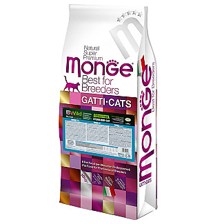 Сухий беззерновий корм для стерилізованих котів Monge (Монж) BWild Grain Free Tuna Sterilized Adult Cat із тунця, 10 кг