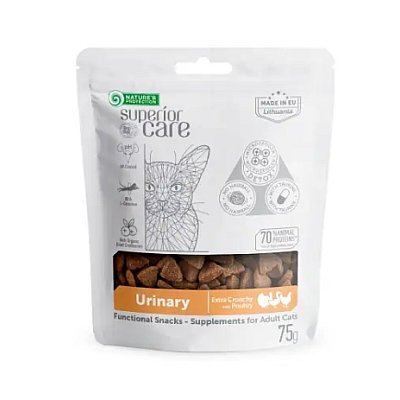 Ласощі для котів Nature's Protection Superior Care with Poultry Adult Urinary cat з птицею