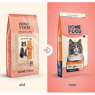 Сухий корм для кішок Home Food (Хоум Фуд) CAT ADULT Для вибагливих «Chicken & Liver» підходить для кастрованих/стерилізованих, 10 кг