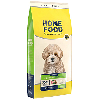 Сухий корм Home Food (Хоум Фуд) для цуценят малих порід ягня та рис, 10 кг