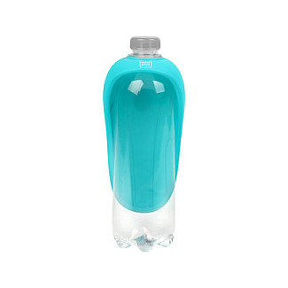 Поилка-насадка на бутылку WAUDOG Silicone 165 х 90 мм, голубой