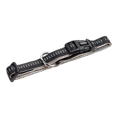 Ошейник Nobby для собак Soft Grip M-L, черный