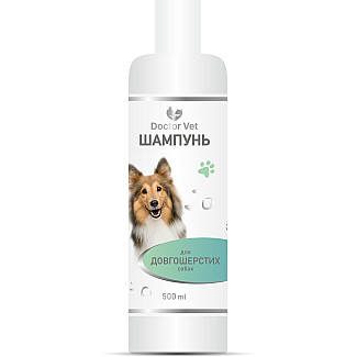 Шампунь для довгошерстих собак Doctor Vet, 500 мл