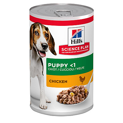 Вологий корм для собак Hill's Science Plan Puppy All Breed Chicken з куркою