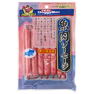 DoggyMan Fish Sausages ДОГГІМЕН СОСИСКИ РИБ’ЯЧІ ласощі для собак