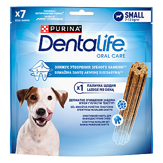 Лакомство DENTALIFE Small для взрослых собак мелких пород, для здоровья зубов и десен, 115 г
