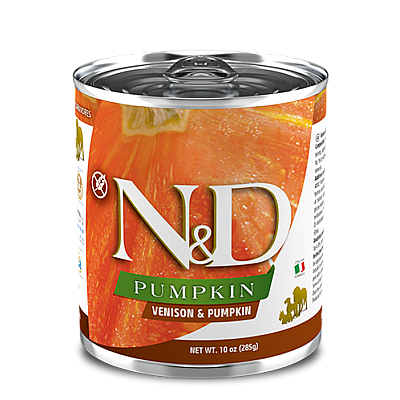 Вологий корм для собак Farmina N&D Grain Free VENISON & PUMPKIN ALL BREEDS з олениною та гарбузом