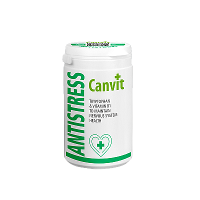 Кормова добавка для собак та котів всіх порід Canvit Antistress з антистресовим і заспокійливим ефектом