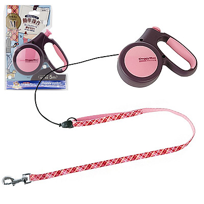 DoggyMan Retractable Lead Trad Style M ДОГГІМЕН ДОГГІ ВОЛКЕР повідець рулетка для собак до 20кг