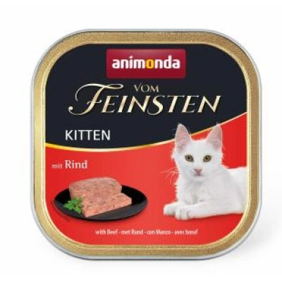 Паштет для кішок Animonda Vom Feinsten Kitten with Beef  для кошенят з яловиччиною