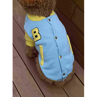 Бомбер Dogs Bomba блакитно-жовтий, 6