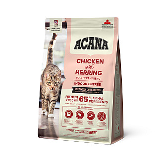 Сухий корм для котів на всіх стадіях життя Acana indoor entree cat з куркою, 1.8 кг