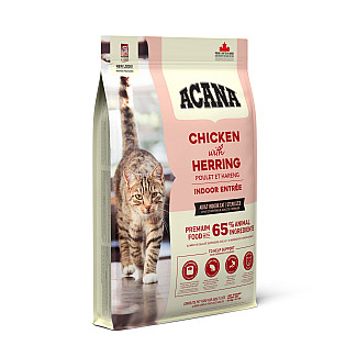 Сухий корм для котів на всіх стадіях життя Acana indoor entree cat з куркою, 4.5 кг