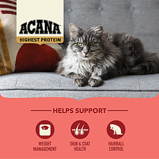 Сухий повнораціонний сухий корм для дорослих  домашніх котів ACANA Highest Protein Indoor Cat Recipe з курятиною, 4.5 кг