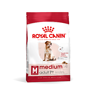Сухий корм для собак Royal Canin Medium Adult 7+ середніх порід старше 7 років, 15 кг