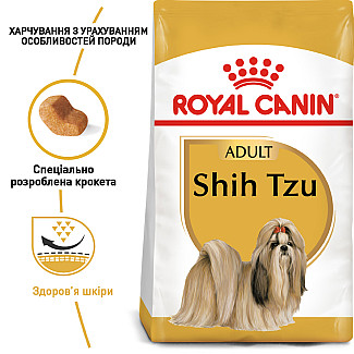 Royal Canin Shih Tzu Adult сухой корм для взрослых собак породы  ши-тцу от 10 месяцев, 1.5 кг