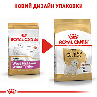 Royal Canin  WEST HIGHLAND WHITE TERRIER ADULT сухой корм для взрослых собак породы вест хайленд уайт терьер от 10 месяцев, 3 кг