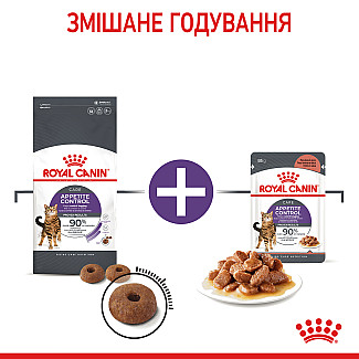 Royal Canin APPETITE CONTROL (Роял Канин Аппетит Контроль) сухой корм для стерилизованных кошек от 1 до 7 лет, выпрашивающих еду, 2 кг