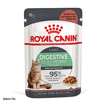 Консерви для кішок з чутливим травленням Royal Canin Digest Sensitive Care шматочки в соусі