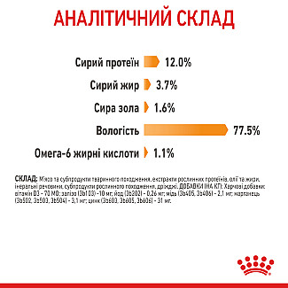 Консерви для кішок Royal Canin Hair & Skin Care  підтримання краси шерсті, шматочки в соусі, 85 г