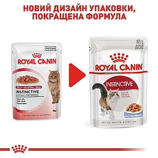 Royal Canin  INSTINCTIVE IN JELLY консервы в желе для кошек старше 1 года, 85 г