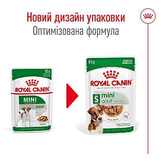 Royal Canin MINI ADULT влажный корм для собак с 10 месяцев до 12 лет, 85 гр