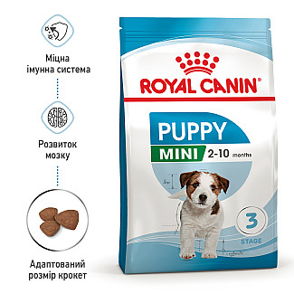 Сухий корм для цуценят малих порід Royal Canin Puppy Mini, 8 кг