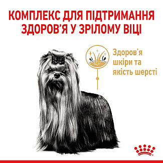 Сухий корм для літніх собак породи йоркширський тер`єр Royal Canin Yorkshire Terrier Ageing 8+ , 1.5 кг
