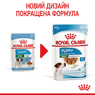 Royal Canin Mini Puppy (Роял Канин Мини Паппи) влажный корм для щенков в возрасте c 2 до 10 месяцев, 85 г