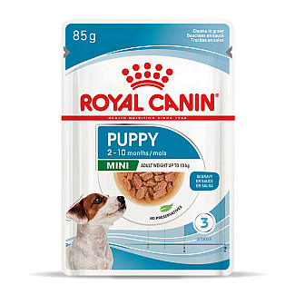 Royal Canin Mini Puppy (Роял Канин Мини Паппи) влажный корм для щенков в возрасте c 2 до 10 месяцев, 85 г