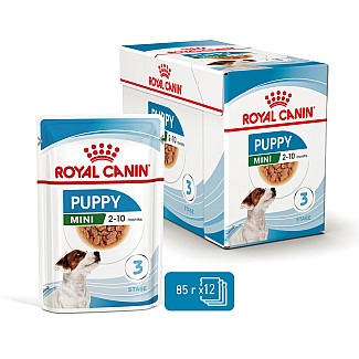 Royal Canin Mini Puppy (Роял Канин Мини Паппи) влажный корм для щенков в возрасте c 2 до 10 месяцев, 85 г