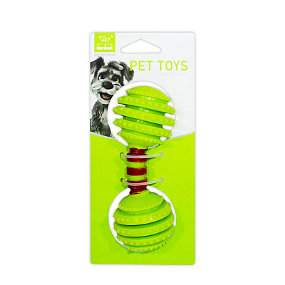 Гантель для собак Nunbel з шипами, гума