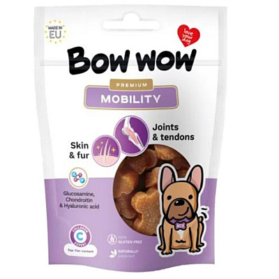 Ласощі для собак покращуюсь опорно-рухову систему шкіру та шерсть Bow wow Mobility снеки