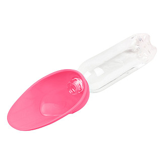 Поилка-насадка на бутылку WAUDOG Silicone 165 х 90 мм, розовый
