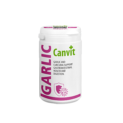 Кормова добавка для собак і котів Canvit GARLIC з часником