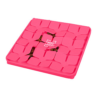 Килимок для пошуку корму Waudog Silicone, 205х205х17 мм, рожевий